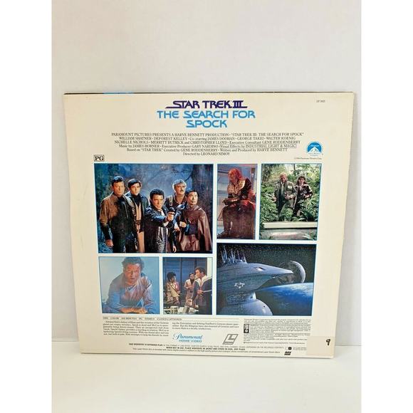 Vintage Stereo‎ Laser Video Disc Star Trek III The Search For Spock - Picture 2 of 7